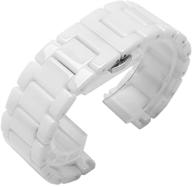 ceramic universal butterfly deployment bracelet women's watches logo