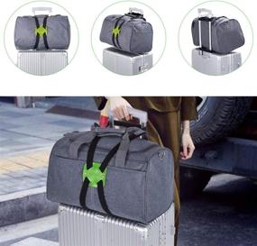 img 1 attached to 🧳 Luggage Strap Bag Bungee- Adjustable Travel Accessory for Luggage Storage
