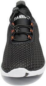 img 3 attached to Premium TIANYUQI Women's Mesh Slip On Water Shoes: Ultimate Comfort and Optimal Traction