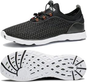 img 4 attached to Premium TIANYUQI Women's Mesh Slip On Water Shoes: Ultimate Comfort and Optimal Traction