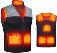 🧥 rechargeable smart heated vest for women and men - upgraded warming jacket, battery not included logo