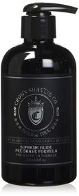 img 3 attached to 👑 Crown Shaving Co. Supreme Glide Pre Shave Formula - Premium 8 oz For Smooth Shaves