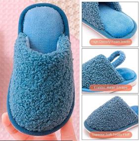 img 1 attached to Mictchz Bowknot Slippers Outdoor Toddler Boys' Shoes for Slippers