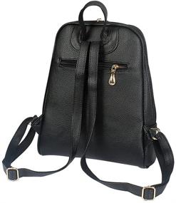img 3 attached to Nevenka Backpack Leather Backpacks Shoulder
