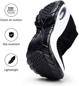 img 2 attached to 👟 STQ Slip On Breathe Mesh Walking Shoes for Women: Fashionable Sneakers with Comfortable Wedge Platform Loafers