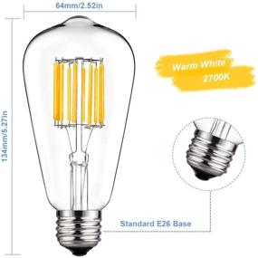 img 2 attached to 🐿️ DIMMABLE DORESshop Filament Equivalent Squirrel Cage Bulb