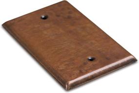 img 1 attached to 🔨 Enhance Your Décor with Monarch Pure Copper Hammered Blank Wall Plate/Switch Plate