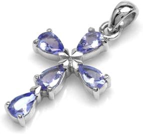 img 2 attached to Natural Tanzanite Sterling Silver Pendant