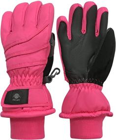 img 4 attached to ❄️ Top-rated N'Ice Caps Kids Thinsulate Waterproof Winter Snow Ski Glove for Optimal Warmth and Grip