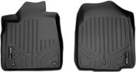 🚗 maxliner 1st row floor mats set black for 2007-2013 acura mdx - premium quality liners logo