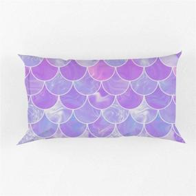 img 1 attached to Feelyou Mermaid Watercolor Decorative Comforter