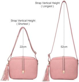 img 1 attached to 👜 Women's Real PU Leather Side Purse: Small Shoulder Bags Ideal for Crossbody Use