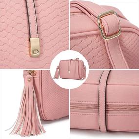 img 2 attached to 👜 Women's Real PU Leather Side Purse: Small Shoulder Bags Ideal for Crossbody Use