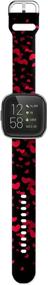 img 1 attached to Valentines Compatible Silicone Replacement Wristband Wellness & Relaxation