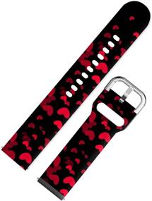 img 2 attached to Valentines Compatible Silicone Replacement Wristband Wellness & Relaxation