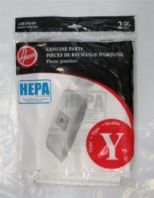 img 1 attached to Hoover WindTunnel Y HEPA Pleated Vacuum Filter Bags - 2 pack AH10040 (902419001)