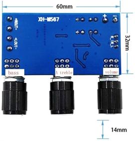 img 1 attached to 🔊 Acxico TPA3116D2 Audio Amplifier Board with Treble Bass Control - 2x80W Stereo Digital AMP Module, DC 12V~24V