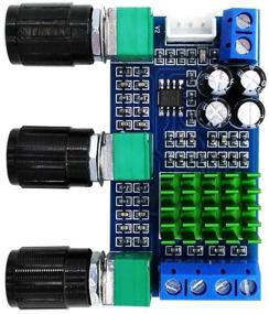 img 4 attached to 🔊 Acxico TPA3116D2 Audio Amplifier Board with Treble Bass Control - 2x80W Stereo Digital AMP Module, DC 12V~24V