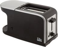 🍳 maxi-matic dual function breakfast station toaster: 2-in-1 appliance in sleek black логотип