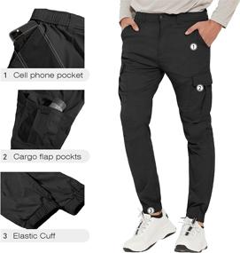 img 1 attached to PULI Stretch Cycling Waterproof Trousers Outdoor Recreation