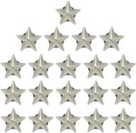🌟 10-piece silver star badge lapel pins for memorial day, veterans day & 4th of july logo