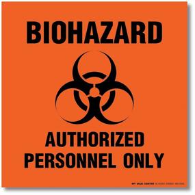 img 4 attached to 🚧 Enhancing Safety Measures: Biohazard Authorized Personnel Decal Sign for Security