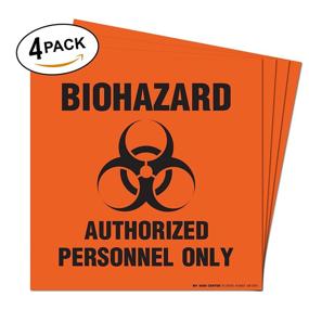 img 3 attached to 🚧 Enhancing Safety Measures: Biohazard Authorized Personnel Decal Sign for Security