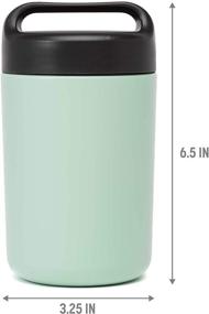 img 2 attached to 🍲 Goodful Vacuum Sealed Insulated Food Jar: 16 Oz Stainless Steel Thermos with Handle Lid - Keep Food Fresh and Hot!