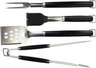 🔥 enhance your grilling experience with the charcoal companion cc1005 perfect chef barbecue tool set (4-piece) logo