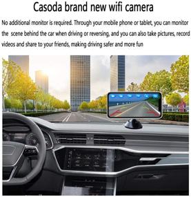 img 3 attached to Highly Efficient Casoda WiFi Wireless Backup Camera for iPhone and Android: Uninterrupted Ultra-Strong Signal, Smooth Video Playback, Crystal Clear Picture Ideal for Cars, SUVs, RVs, and More – Hassle-free Installation