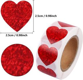 img 3 attached to Enhance Your Valentine's Decor with 500 Decorative Stickers Accessories