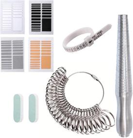 img 4 attached to 📏 Complete Ring Sizing Kit: Ring Multisizer, Mandrel Steel, Adjusters, Plastic Gauge, and 2 Polishing Sticks