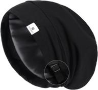 yanibest silk satin bonnet ночная шапочка для волос – регулируемая шелковая шапка с шелковой подкладкой для усиления ухода за волосами и комфорта логотип