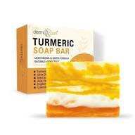 🌿 organic turmeric soap bar: pure natural handcrafted skincare for radiant skin, blemish control, and acne reduction - 100gms logo