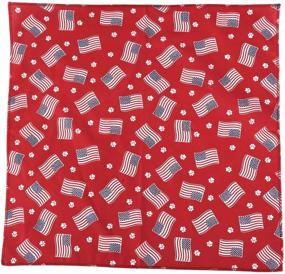 img 3 attached to TinaWood Washable Bandanas American Independence Dogs