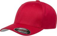 flexfit men's athletic fitted baseball cap logo