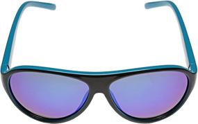 img 3 attached to 😎 Stylish Unisex Kids Aviator Sunglasses - Polarized Lenses, 100% UVA and UVB Protection - Retro Design for Maximum Comfort