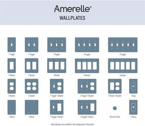 img 1 attached to 🔌 Amerelle 4025D Carson Wallplate: Light Oak Wood, 1-Pack - 1 Duplex Outlet Cover