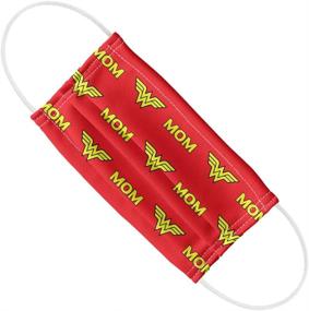 img 4 attached to 🦸 Wonder Woman Reusable Unisex Face Mask