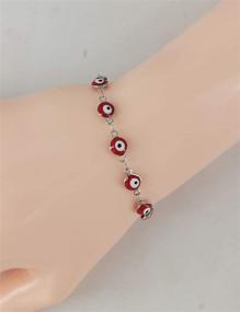 img 3 attached to 👁️ CEYIYA 2PCS Evil Eye Bracelets: Perfect Best Friend Bracelets for Girls, Sisters, or Kids - Ideal BBF Bracelet for Him or Her