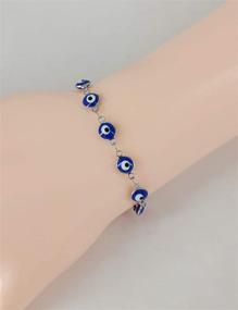 img 2 attached to 👁️ CEYIYA 2PCS Evil Eye Bracelets: Perfect Best Friend Bracelets for Girls, Sisters, or Kids - Ideal BBF Bracelet for Him or Her