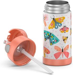 img 2 attached to 🚰 Stainless Steel Kids Bottle: THERMOS FUNTAINER 12 oz, Pastel Delight - Top Choice for Fun & Hydration!