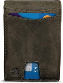 img 4 attached to 👔 Bryker Hyde 10489572 Vertical Bifold Men's Wallet with Card Cases & Money Organizers