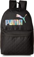 puma unisex adults dash backpack black backpacks logo