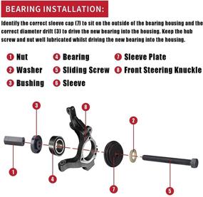 img 2 attached to WINMAX TOOLS 23-Piece Automotive FWD Front Wheel Drive Bearing Adapter Set - Puller, Press, Installer & Removal Tool Kit Replacement