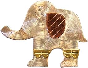 img 1 attached to 🐘 Puffin &amp; Company Elephant Needle Nanny Magnetic Needle Minder Holder and Brooch – Enhanced for Better SEO