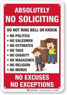 🚫 no soliciting exemption sign logo