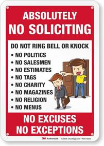 img 2 attached to 🚫 No Soliciting Exemption Sign