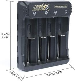 img 3 attached to 💡 Умное зарядное устройство HyperPS для аккумуляторов 3.2V LiFePO4 - USB универсальное с 4 отдельными индикаторами зарядки