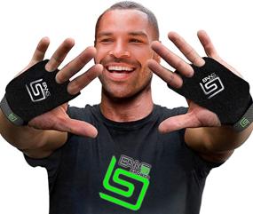 img 4 attached to Bang Sports Gymnastics Grips: WOD Cross Training Leather Hand Grips, Palm Protection for Men and Women